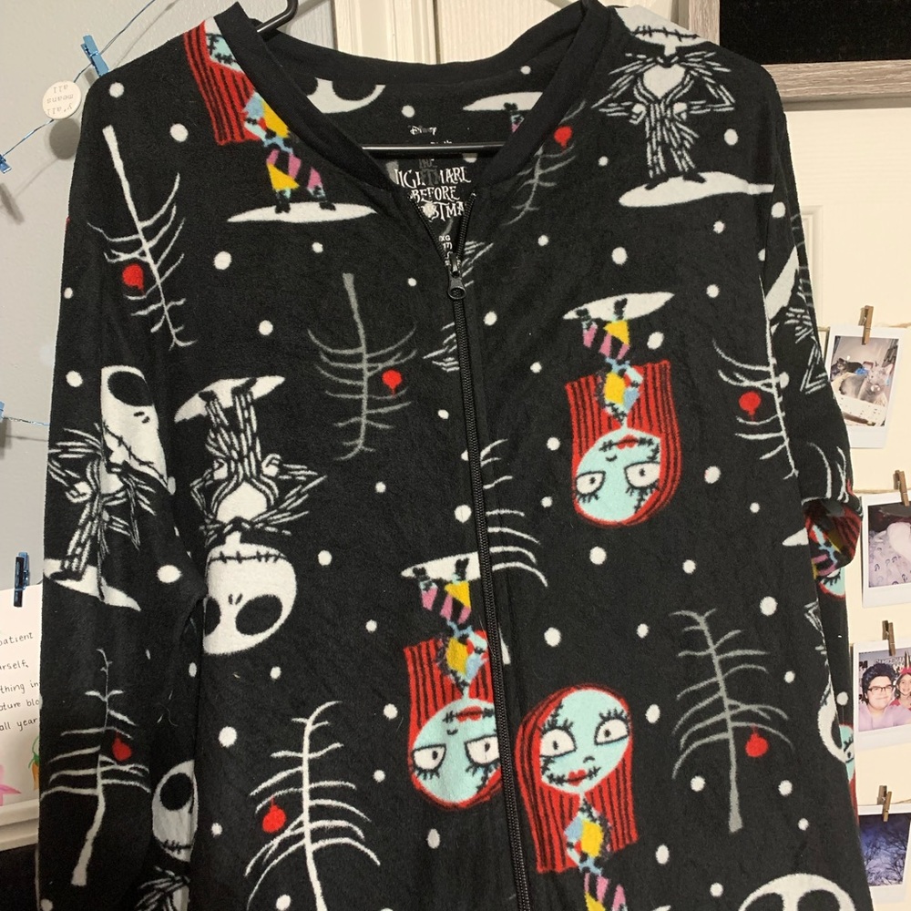 Nightmare Before Christmas Footie Pajamas